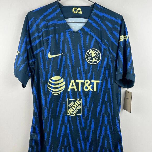Nike Club América 2022/23 Away Jersey Men’s M Blue Dri-FIT Soccer Shirt NWT - Picture 1 of 9